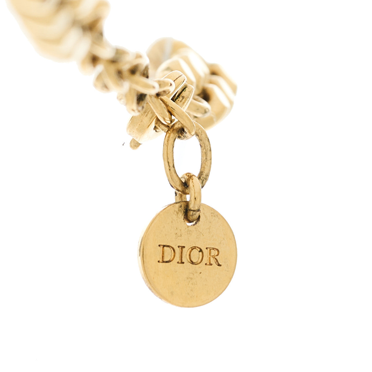 Christian Dior Metal Crystal Dio(r)evolution Choker Gold 5 of 6