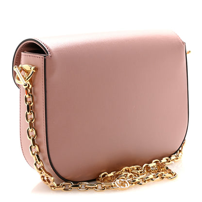 Gucci Azalea Calfskin Crystal GG Monogram Mini Horsebit 1955 Shoulder Bag Pink 3 of 10