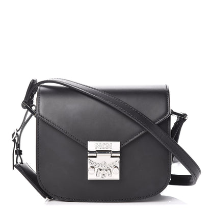 MCM Calfskin Mini Patricia Crossbody Bag Black 1 of 8