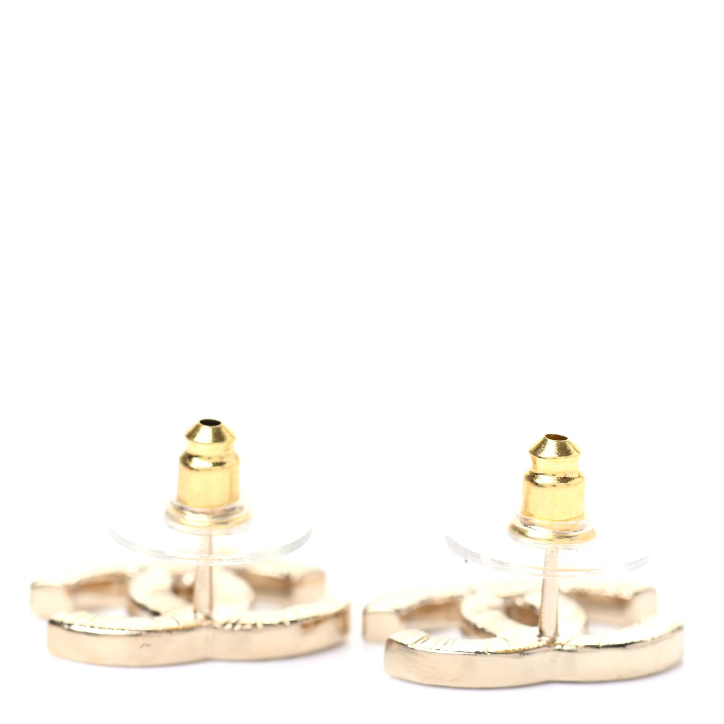 Crystal CC Earrings Gold