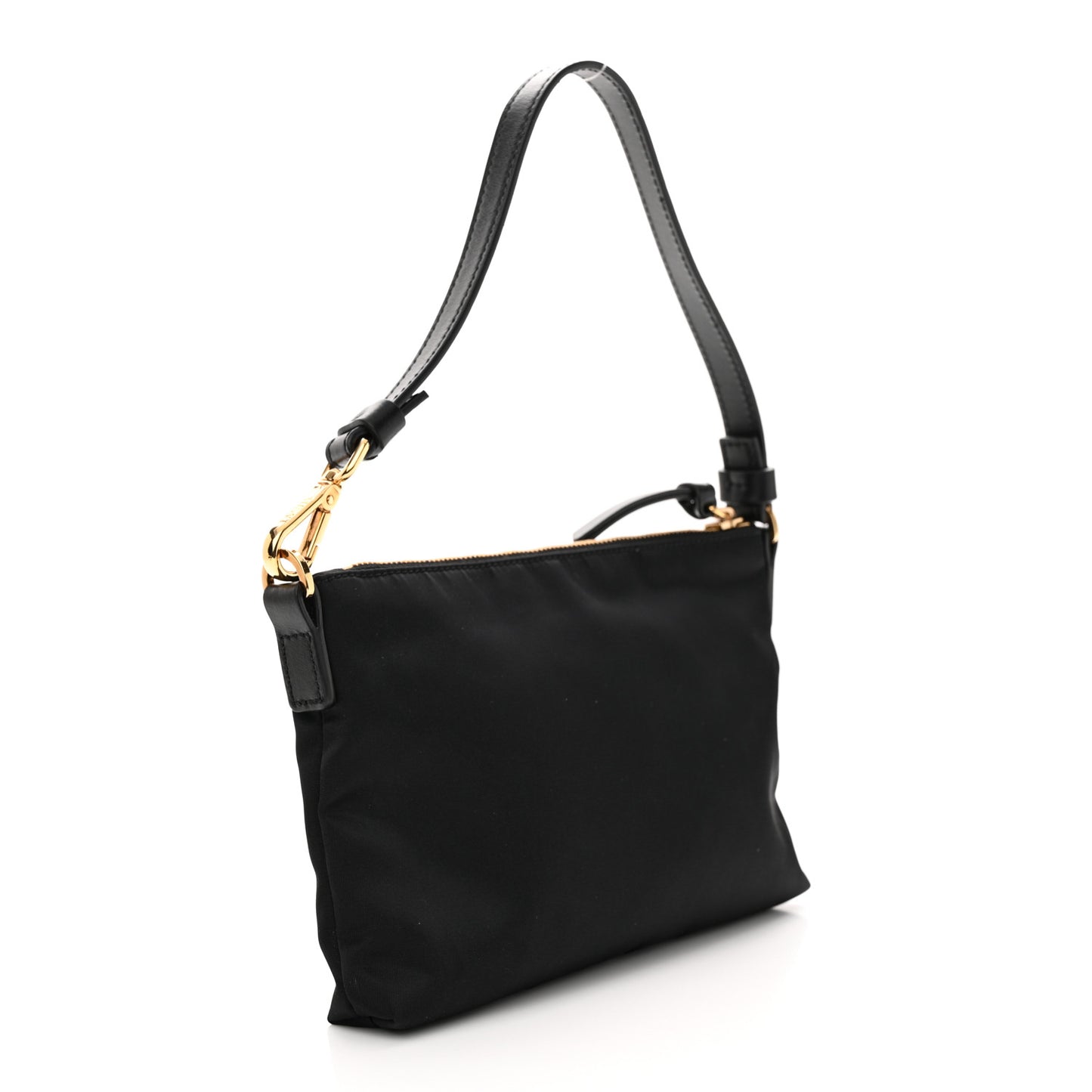 Nylon Tribute Icon Flat Pouch Black