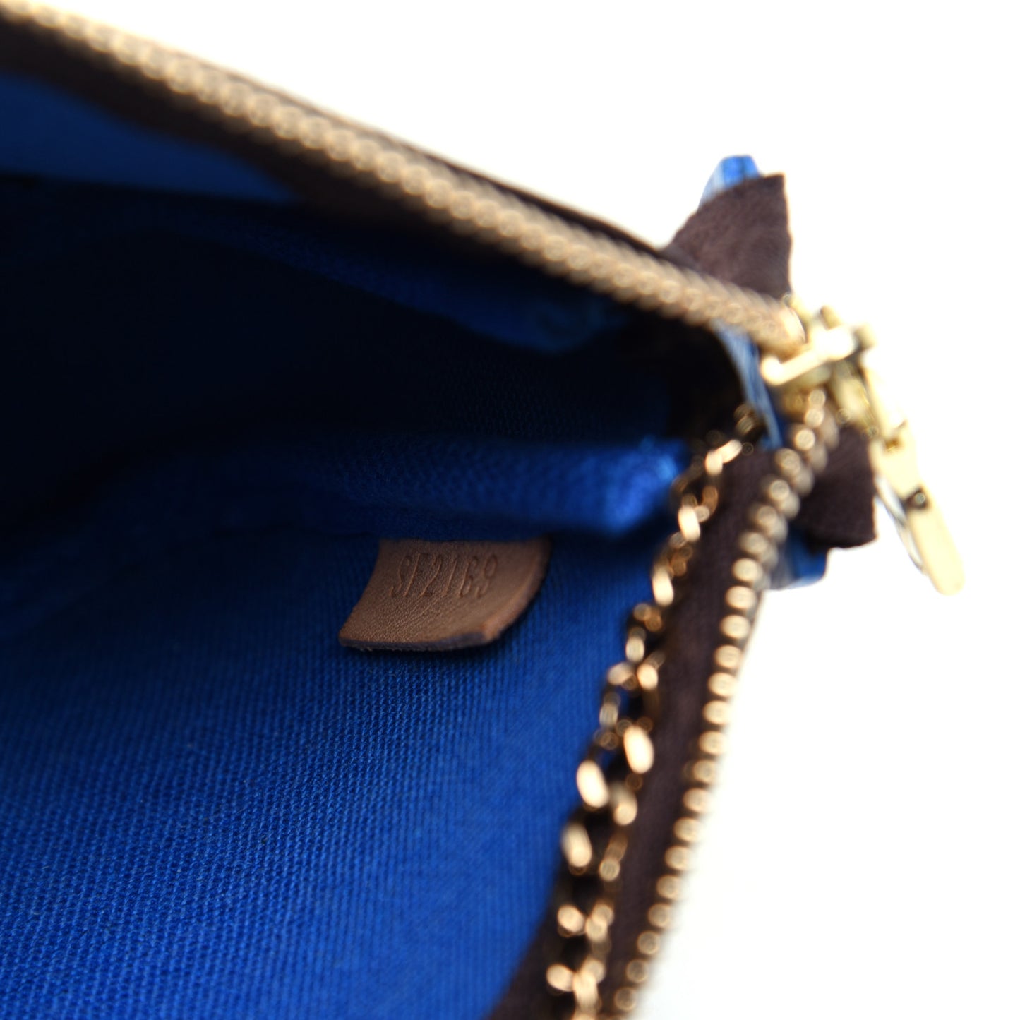 Monogram 2019 Christmas Animation Mini Venice Pochette Accessories Blue