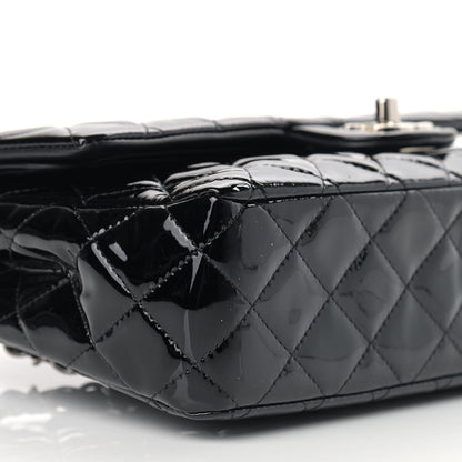 Chanel Patent Quilted Medium Double Flap Black 8 of 13