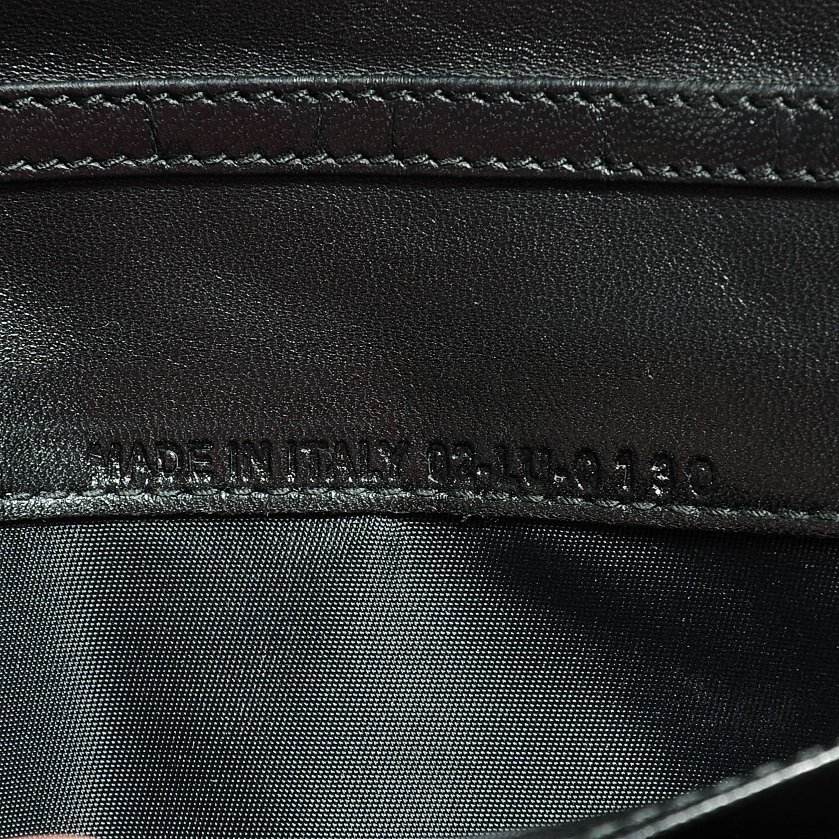 Christian Dior Lambskin Cannage Evening Clutch Black 8 of 8