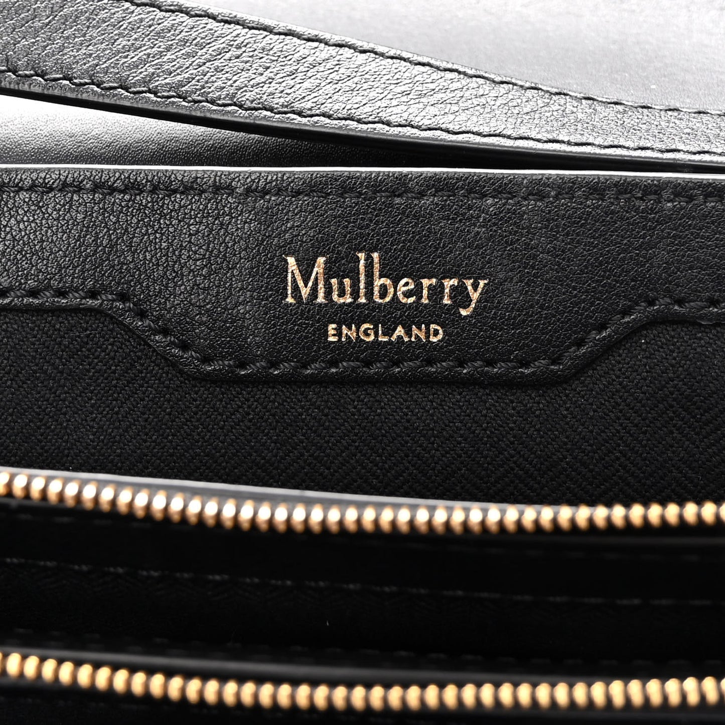 Calf Hair Leopard Print Small Classic Belted Bayswater Satchel Black