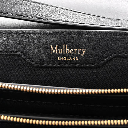 Mulberry Calf Hair Leopard Print Small Classic Belted Bayswater Satchel Black 7 of 11