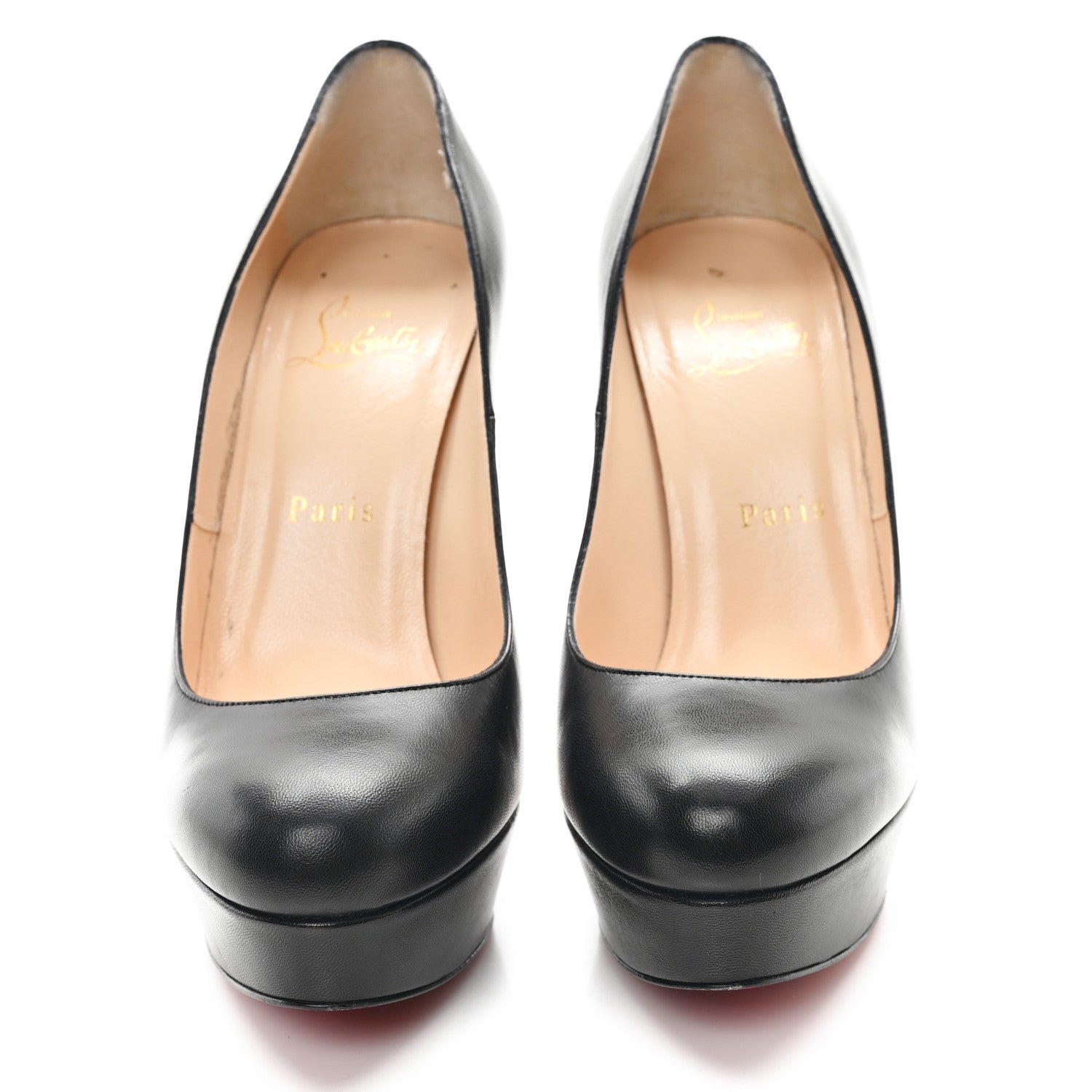 Christian Louboutin Kid Bianca 140 Pumps 37.5 Black 1740703