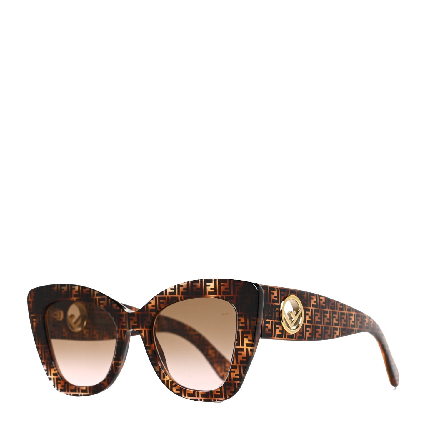 Acetate F is Fendi FF 51mm Cat Eye Sunglasses 0327/S Tortoise Camouflage