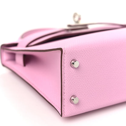 Hermes Epsom Mini Kelly Sellier 20 Mauve Sylvestre 8 of 10