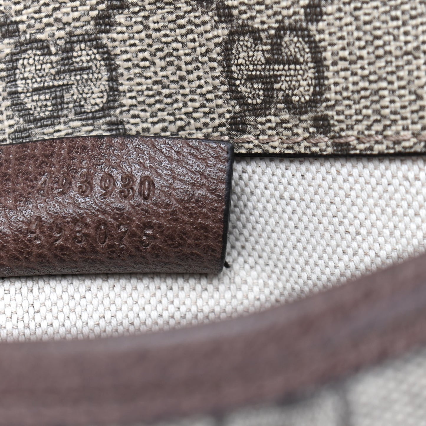 GG Supreme Monogram Neo Vintage Web Belt Bag Brown
