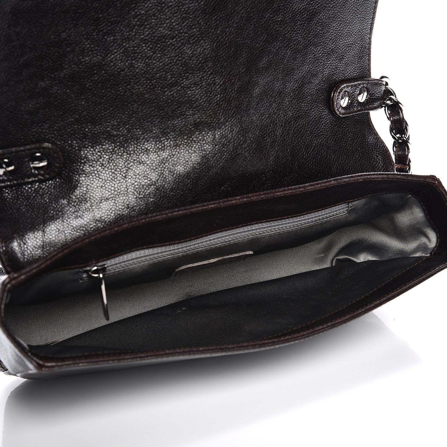 Chanel Glazed Caviar Small Pocket In The City Shoulder Bag Brown 5 of 8