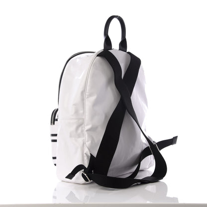 Chanel Vinyl La Pausa Bay Backpack White 2 of 8