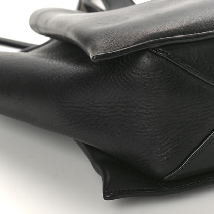 Celine Supple Natural Calfskin Medium Tri-Fold Bag Black 7 of 11