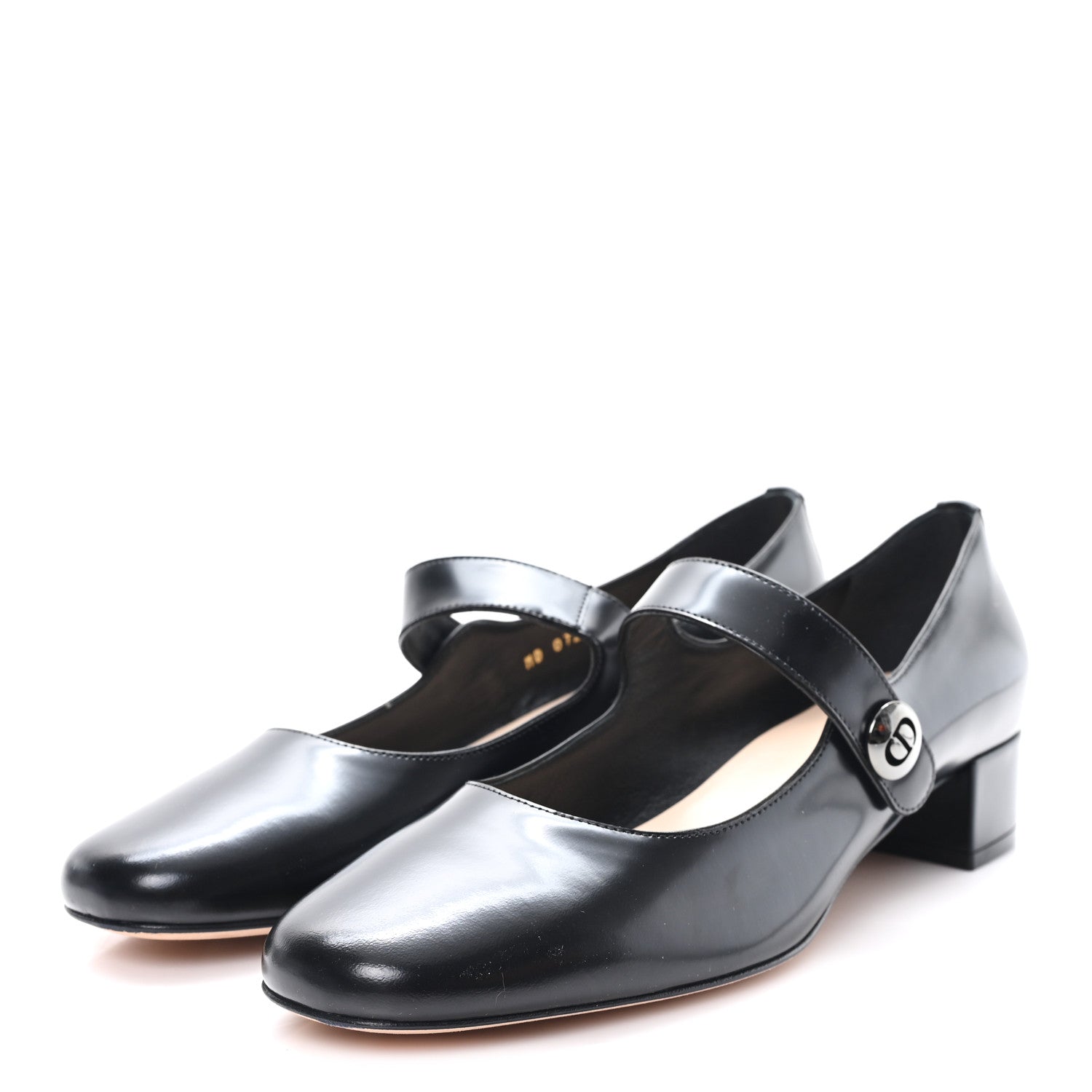 Christian Dior Brushed Calfskin Uniform 30mm Pumps 39 Black 4 of 9