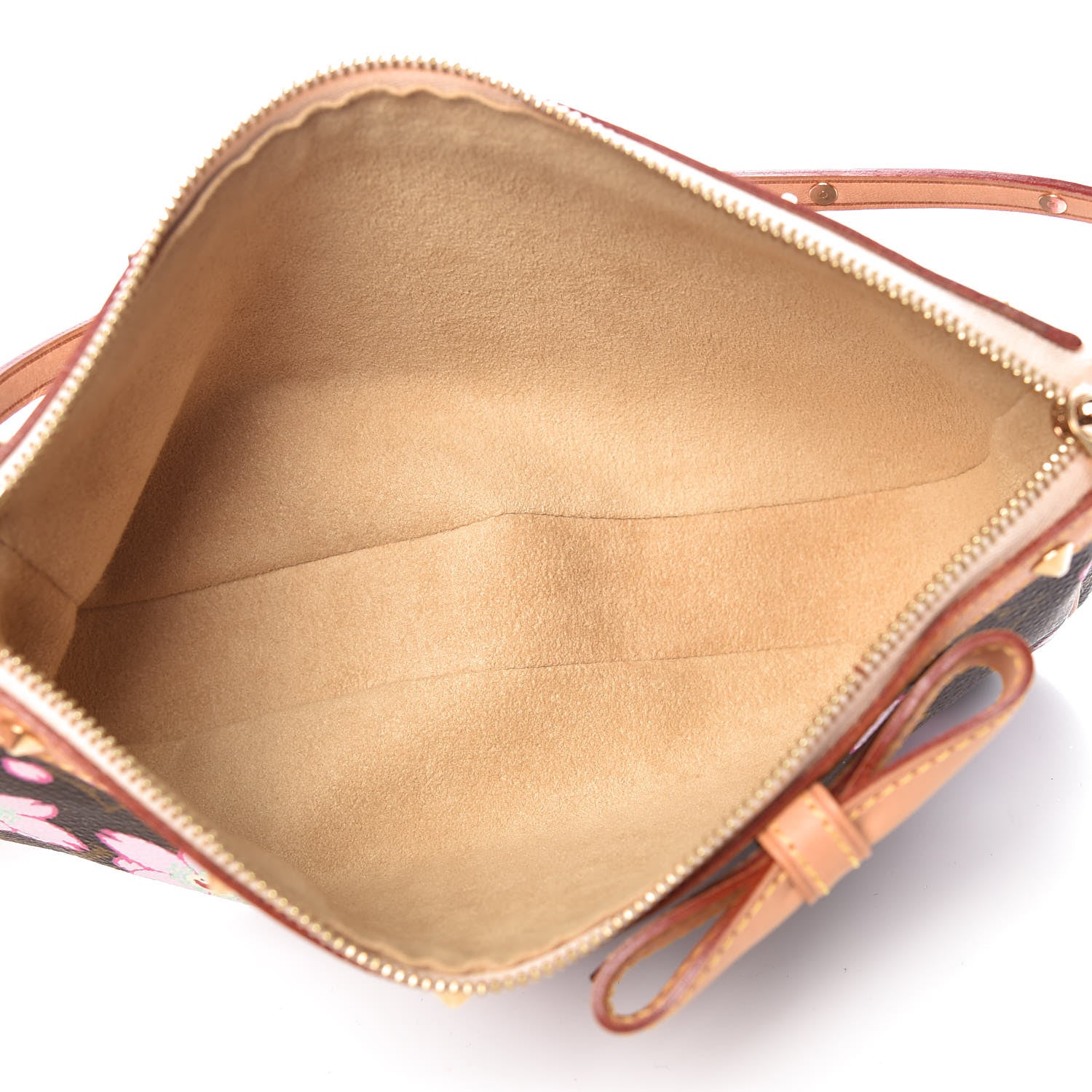 Louis Vuitton Monogram Cherry Blossom Pochette Accessories Brown 7 of 10