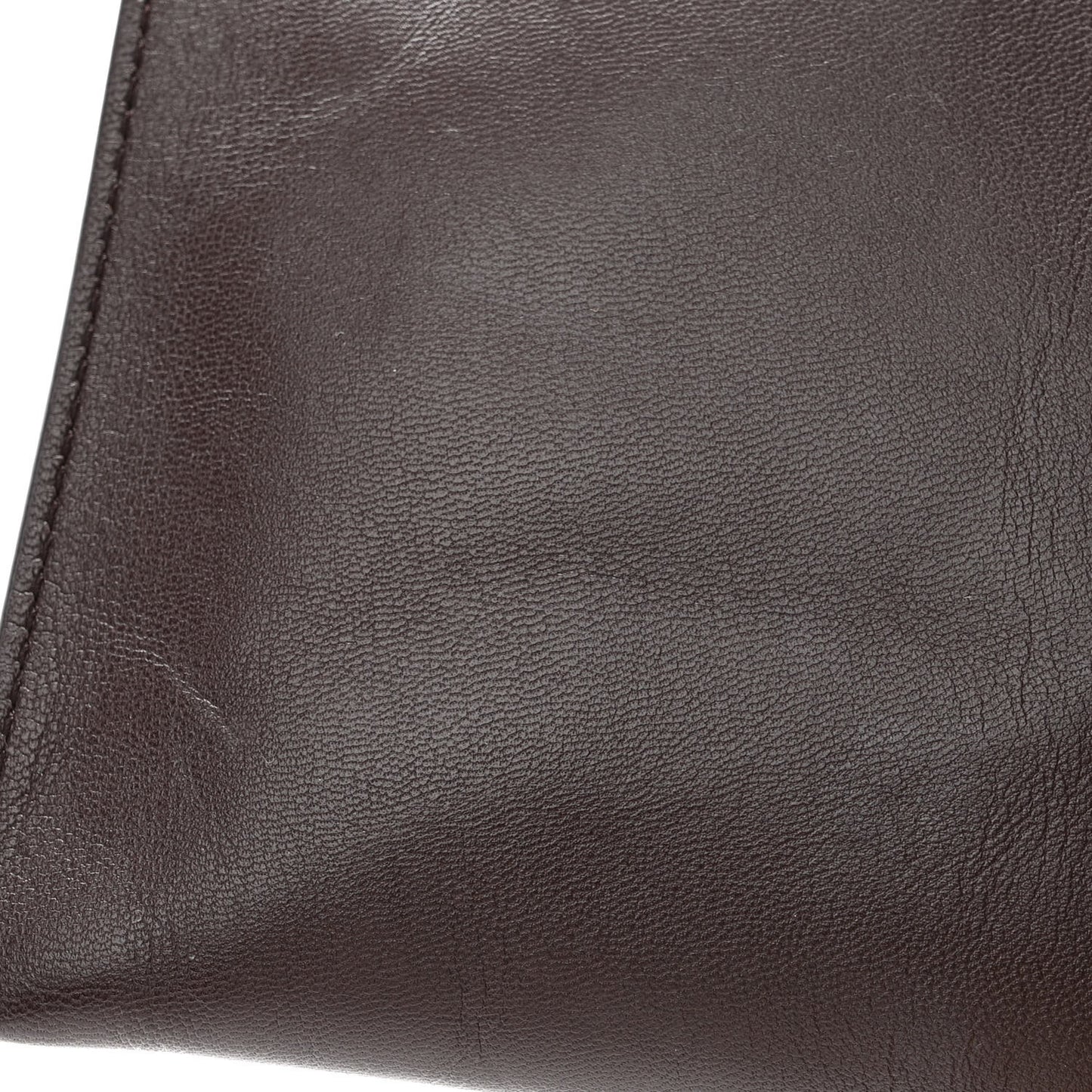 Toile Iconographe Goatskin Le Troisieme Shopping Bag Naturale Black Fondant