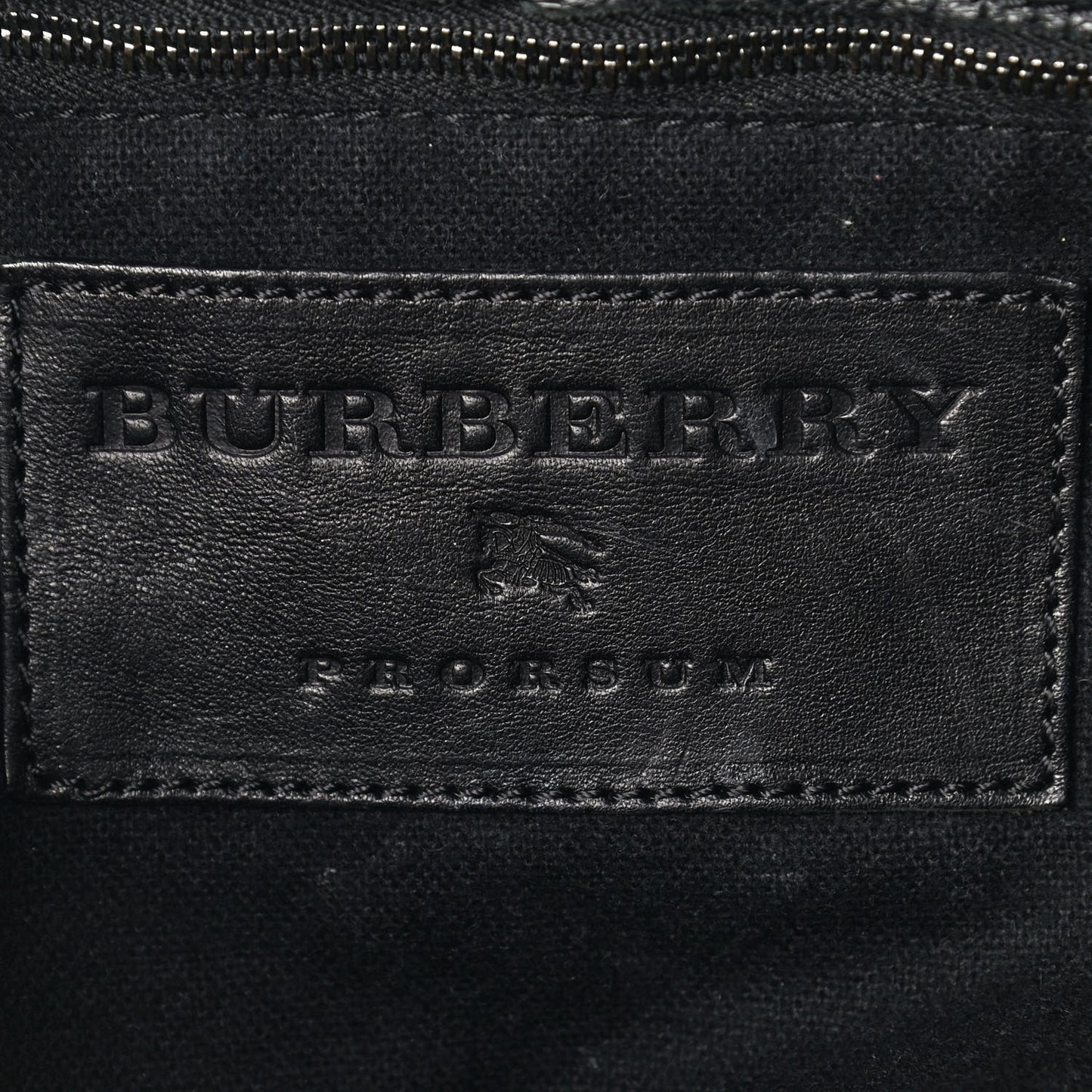 Prorsum Calfskin Hobo Bag Black