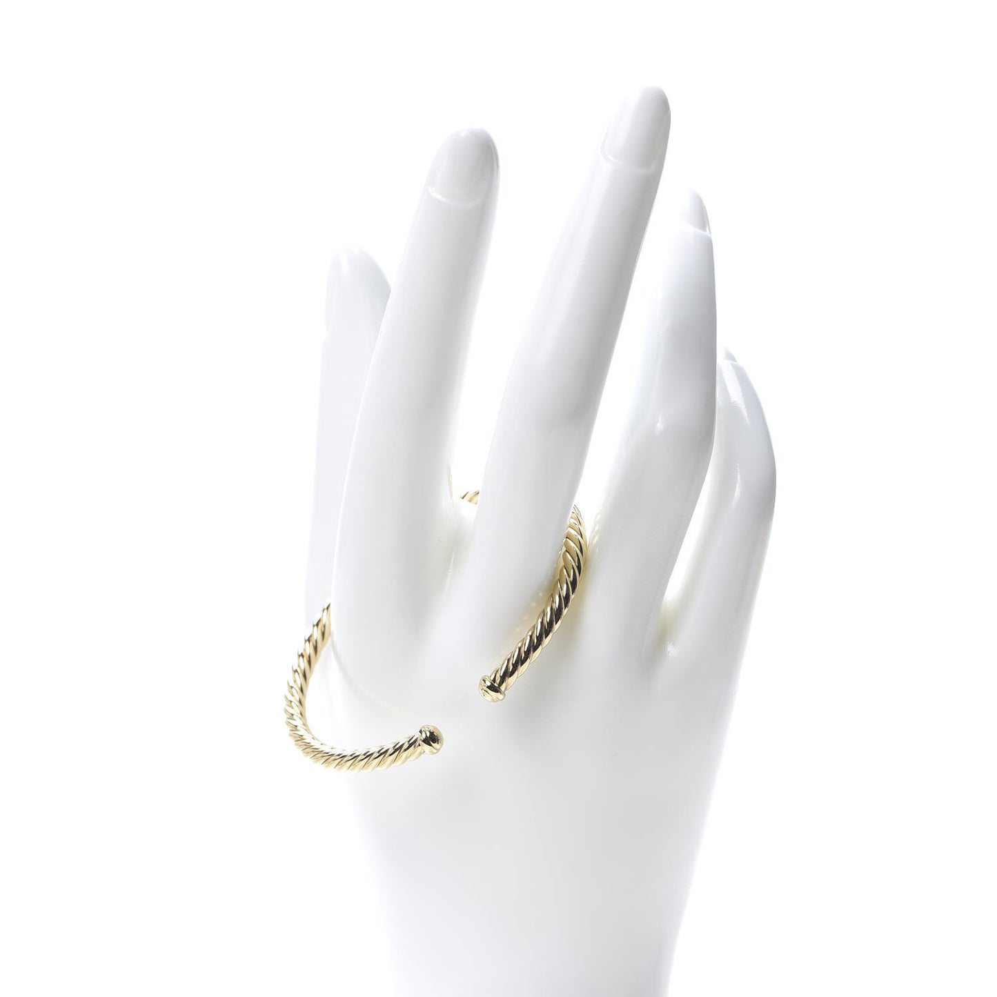 18K Yellow Gold 4mm Cablespira Bracelet