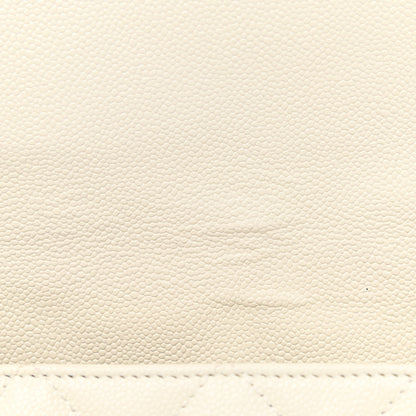 Chanel Shiny Caviar Quilted Large Chain Melody Flap White 11 of 13