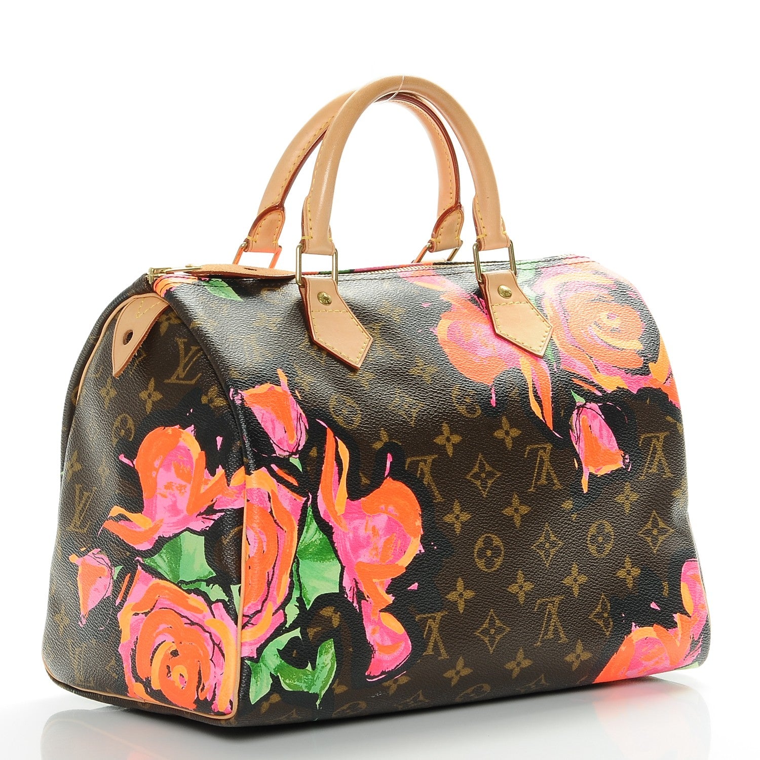 Louis Vuitton Monogram Roses Speedy 30 3 of 7