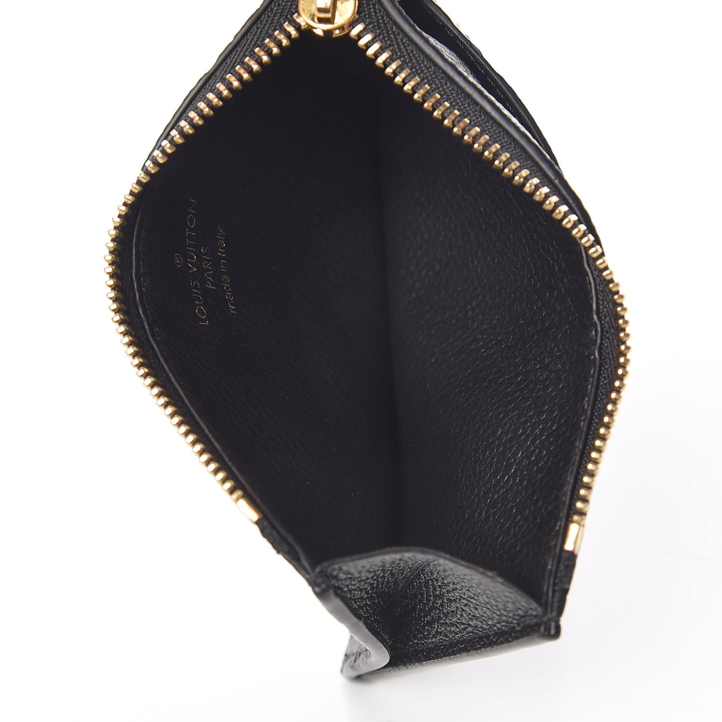 Empreinte Zipper Card Holder Black