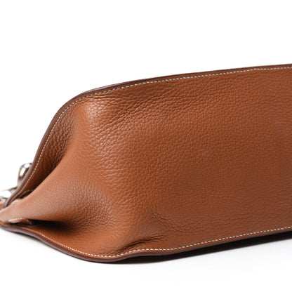 Hermes Taurillon Clemence Jypsiere 31 Gold 6 of 14