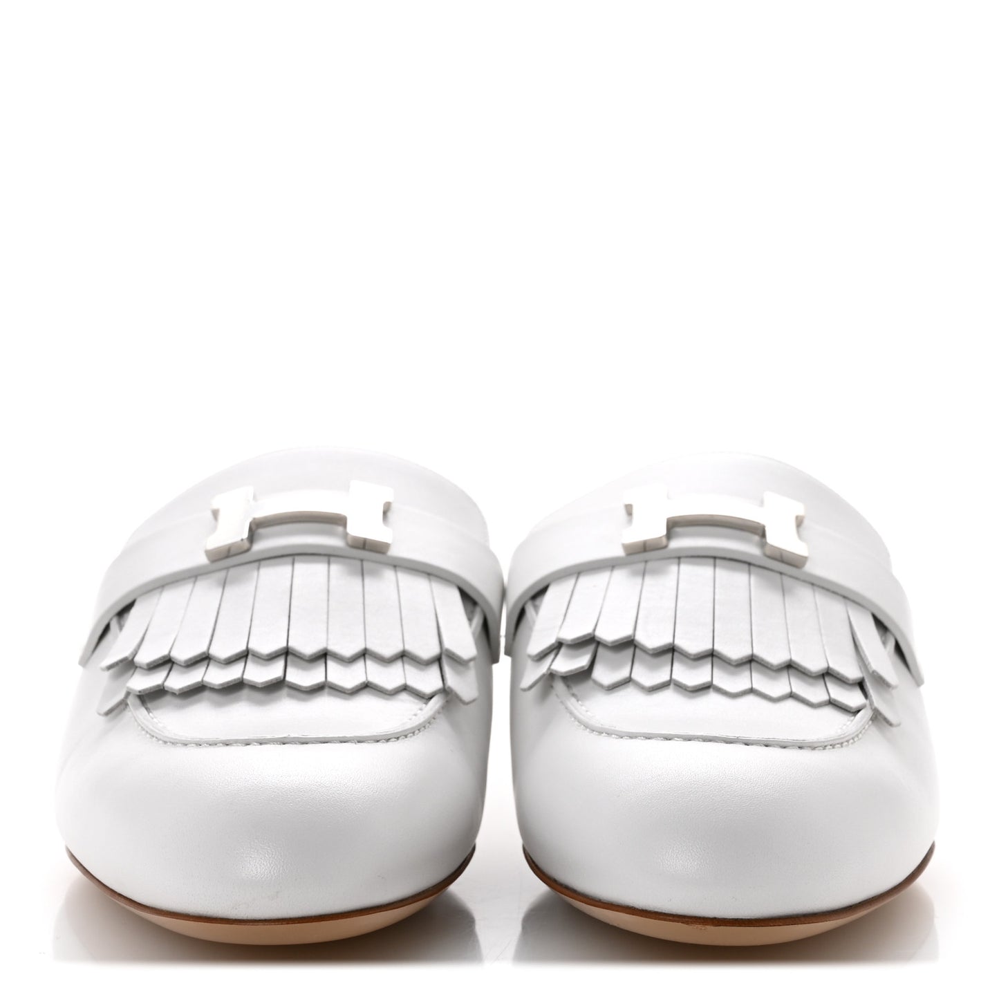 Calfskin Womens Royal Loafers 39 White