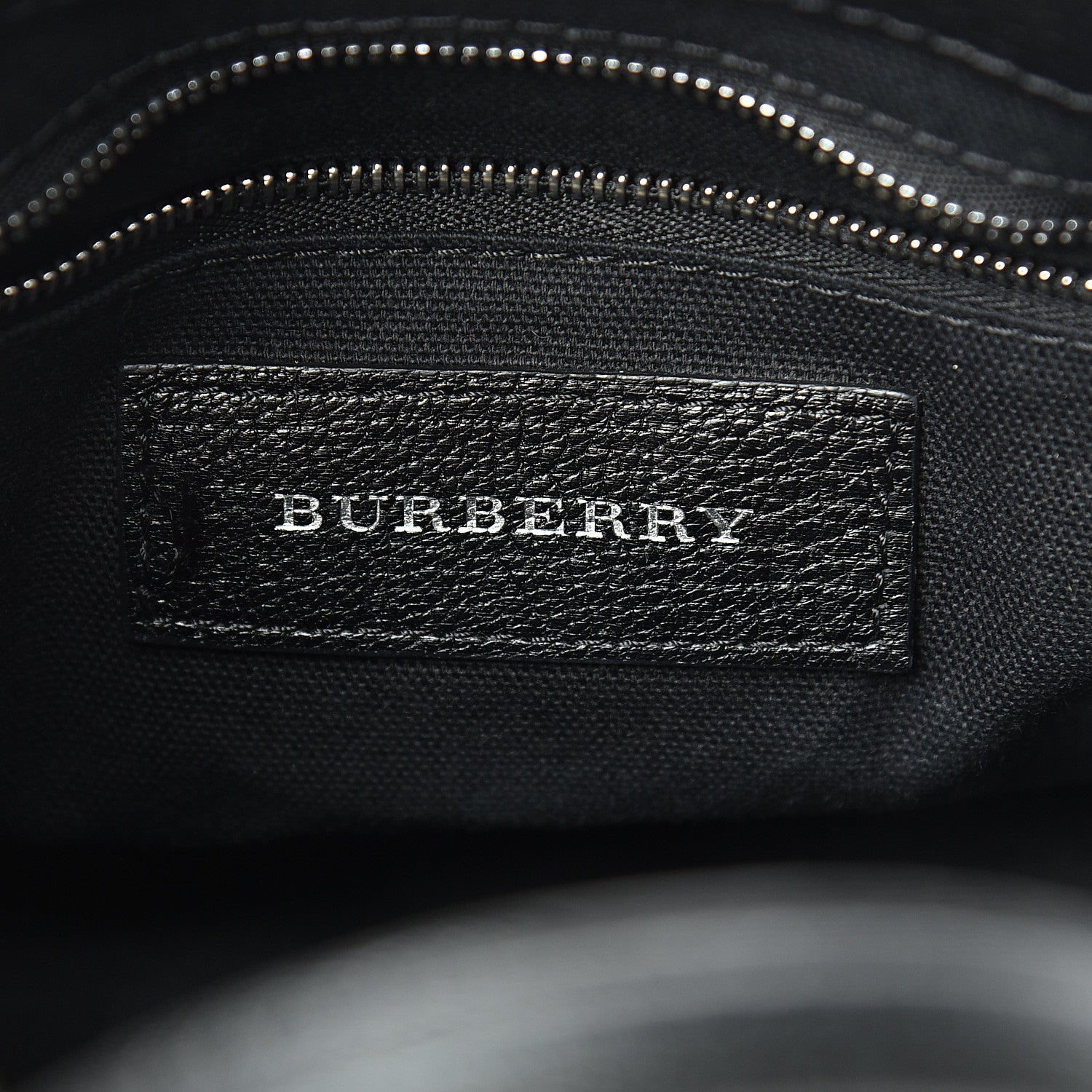Burberry Goatskin Link Print Baby Banner Tote Black 5 of 11