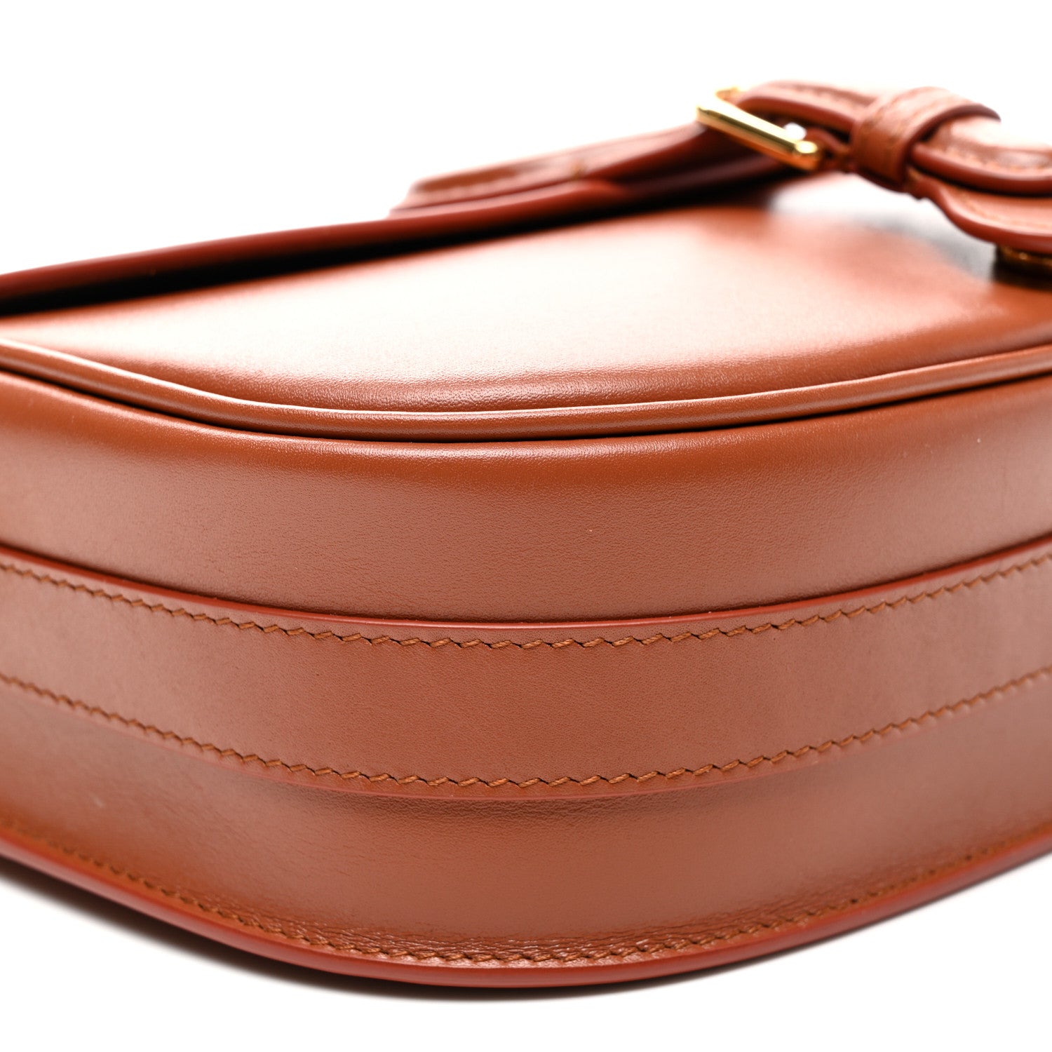 Christian Dior Box Calfskin Medium Bobby Flap Dark Tan 8 of 10