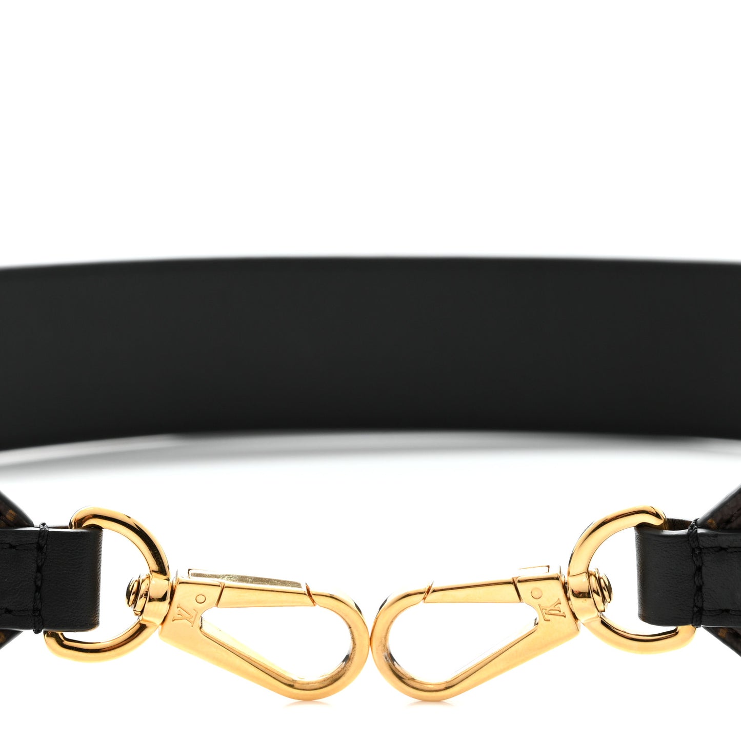 Monogram Adjustable Bandouliere Shoulder Strap Black