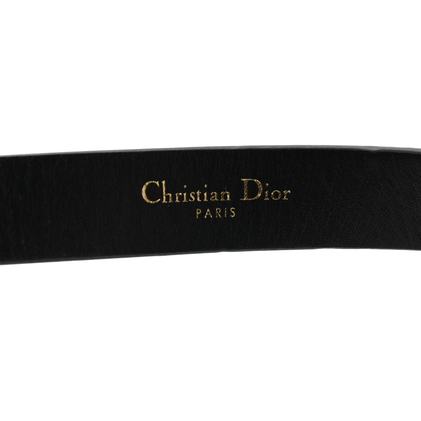Calfskin Saddle Belt 70 Black