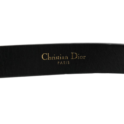 Christian Dior Calfskin Saddle Belt 70 Black 5 of 7