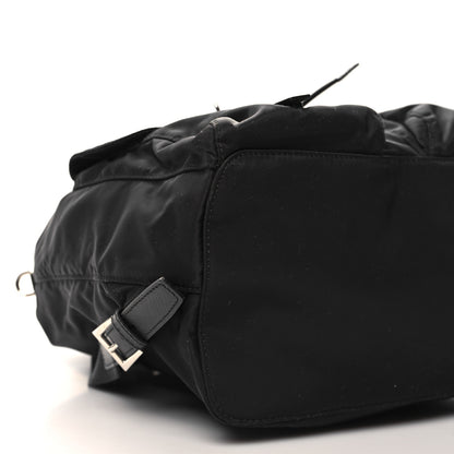 Prada Tessuto Nylon Saffiano Medium Backpack Black 9 of 10