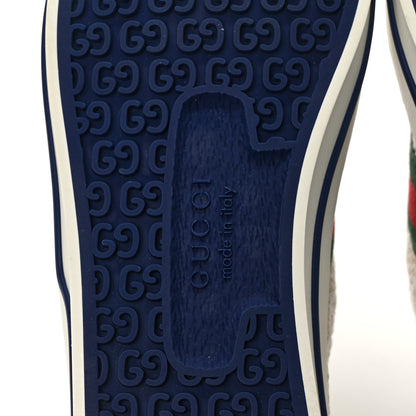 Gucci Sepang Canvas GG Monogram Web Womens 1977 Tennis Sneakers 39.5 Beige Mystic White 6 of 8