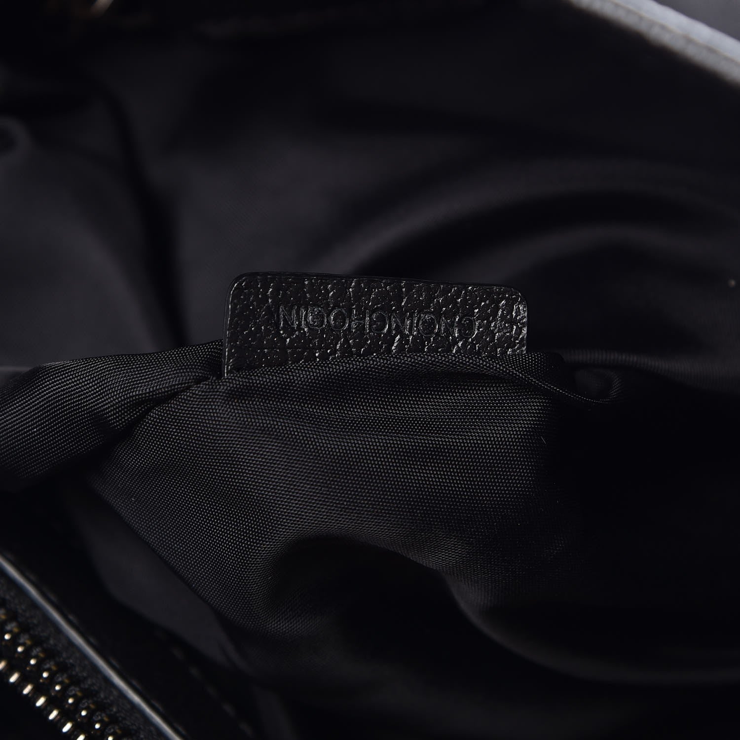 Burberry Nylon Tonal Check Tote Black 8 of 8