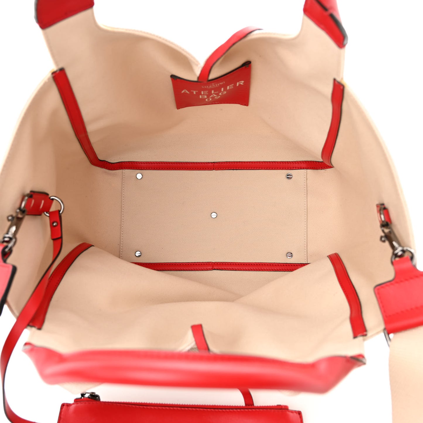 Canvas Large Atelier 09 Rose Blossom Edition Tote Bag Naturale