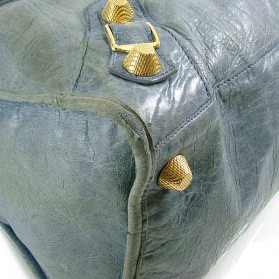 Agneau Giant 21 Gold Hardware Workd Bleu
