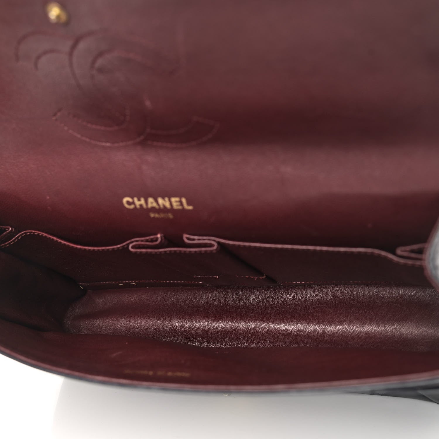 Chanel Lambskin Quilted Medium Double Flap Bijoux Chain Navy 4 of 11