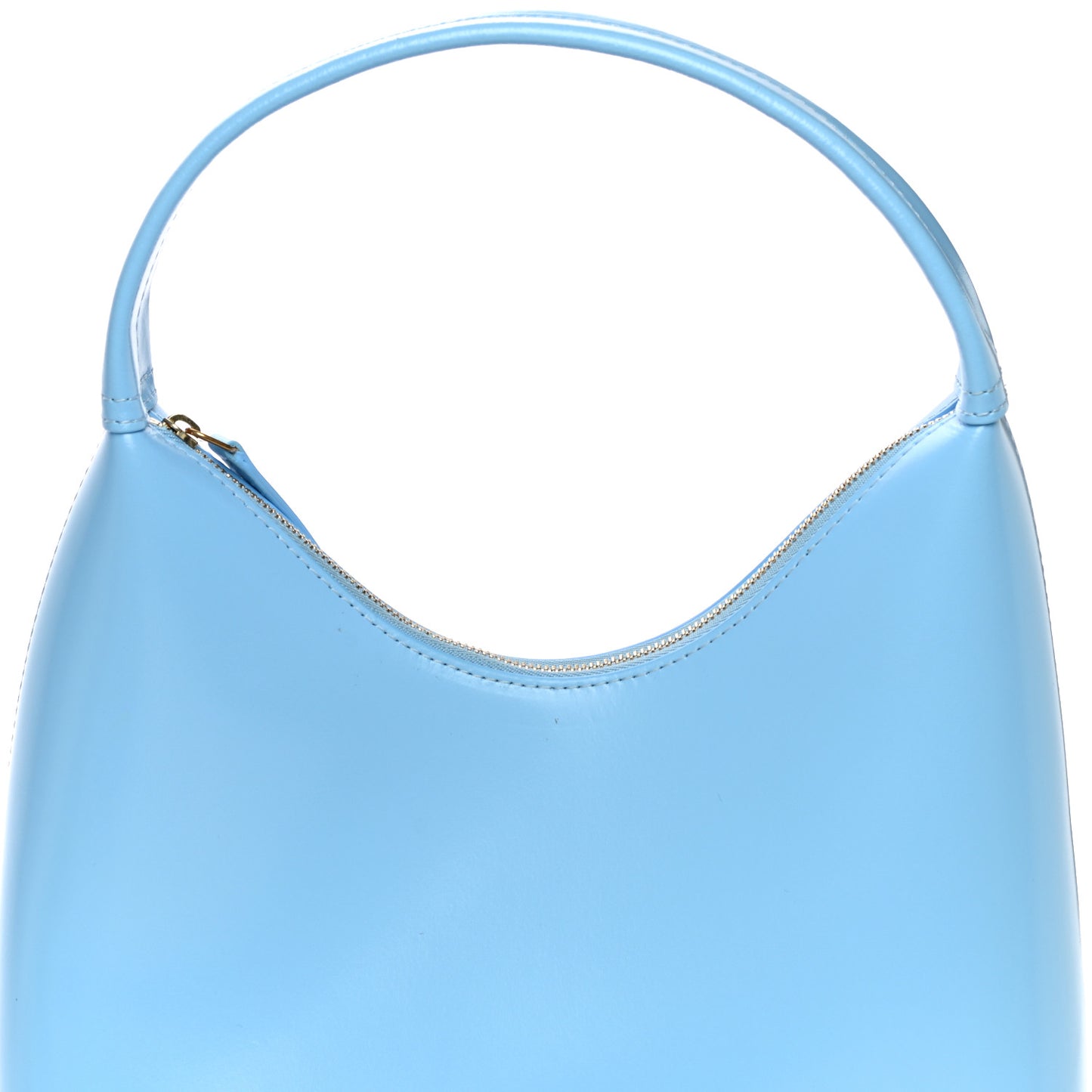 Polished Calfskin Mini Candy Bag Light Blue