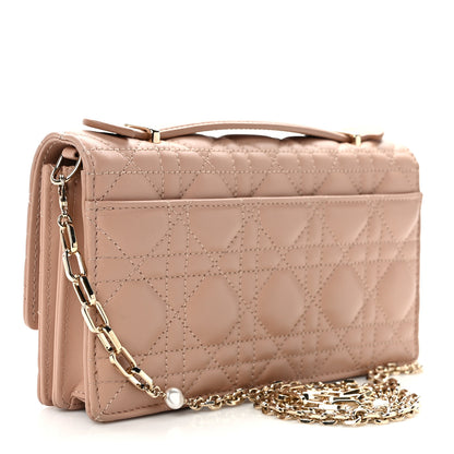 Christian Dior Lambskin Cannage Mini My Dior Bag Rose Des Vents 3 of 11