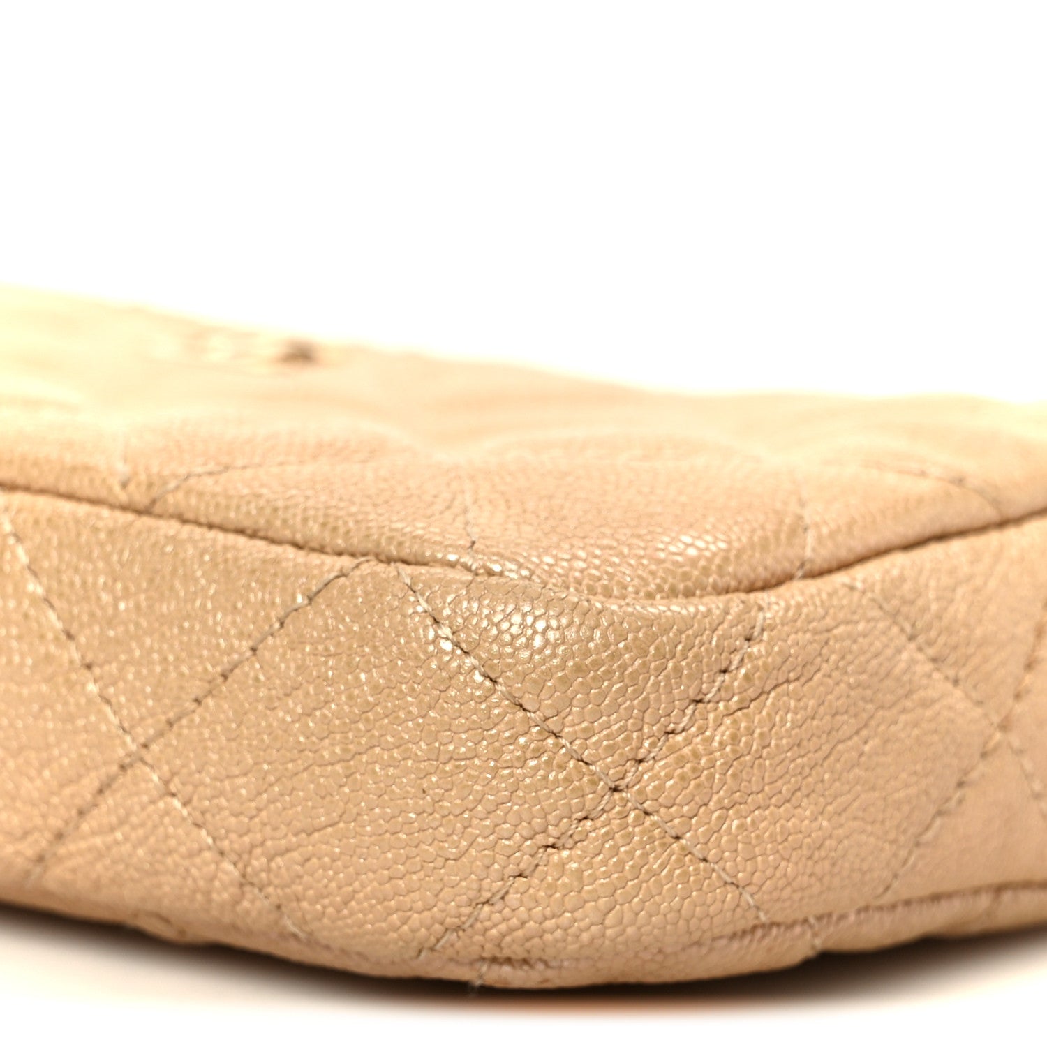 Chanel Metallic Caviar Quilted Small Clutch With Chain Gold 13 of 13