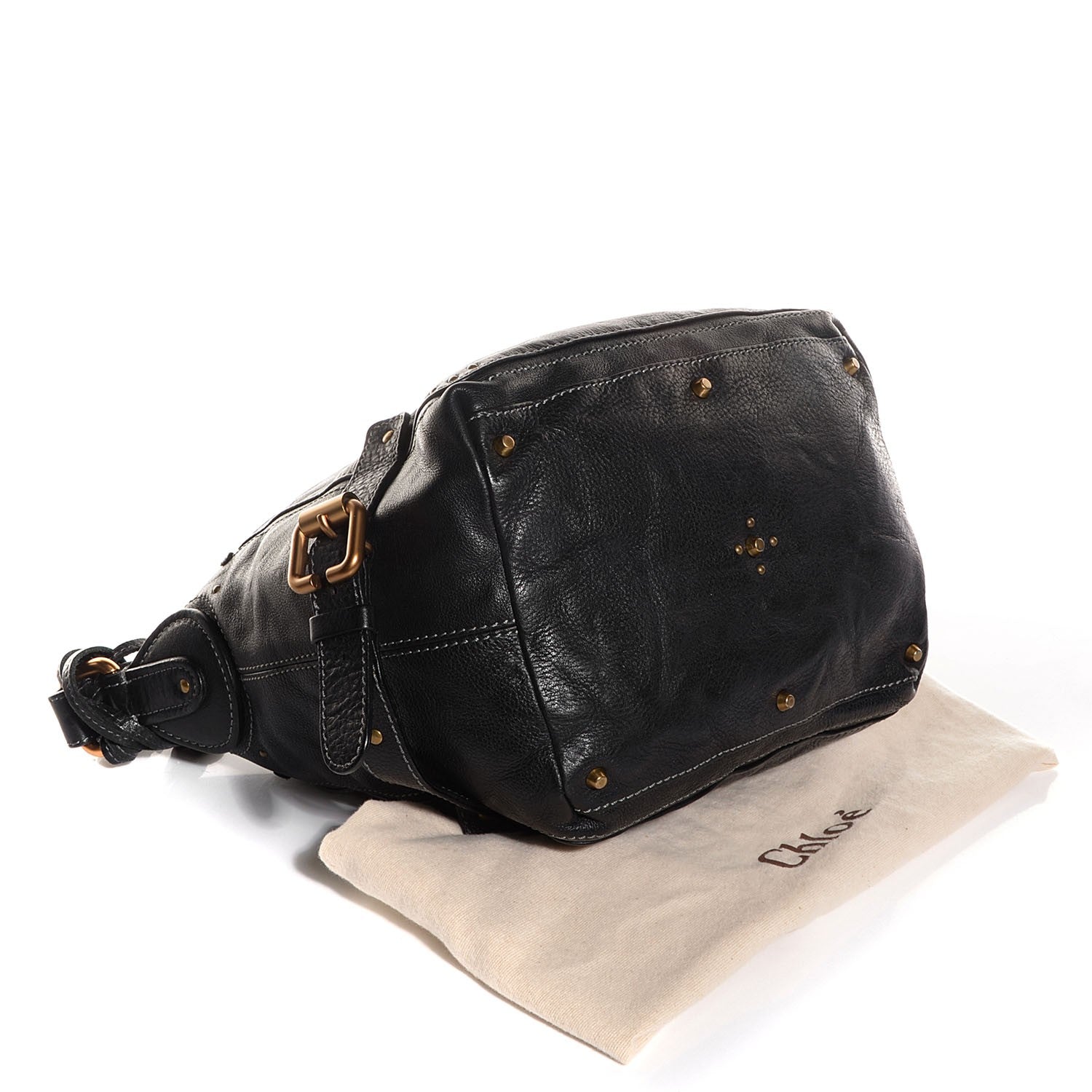 Chloe Leather Large Paddington Shoulder Bag Black 4 of 7