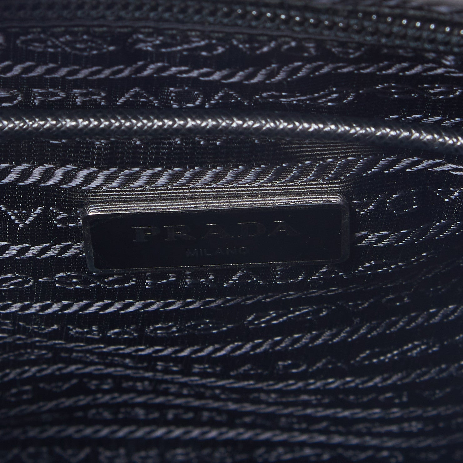 Prada Tessuto Nylon Saffiano Small Backpack Black 8 of 8