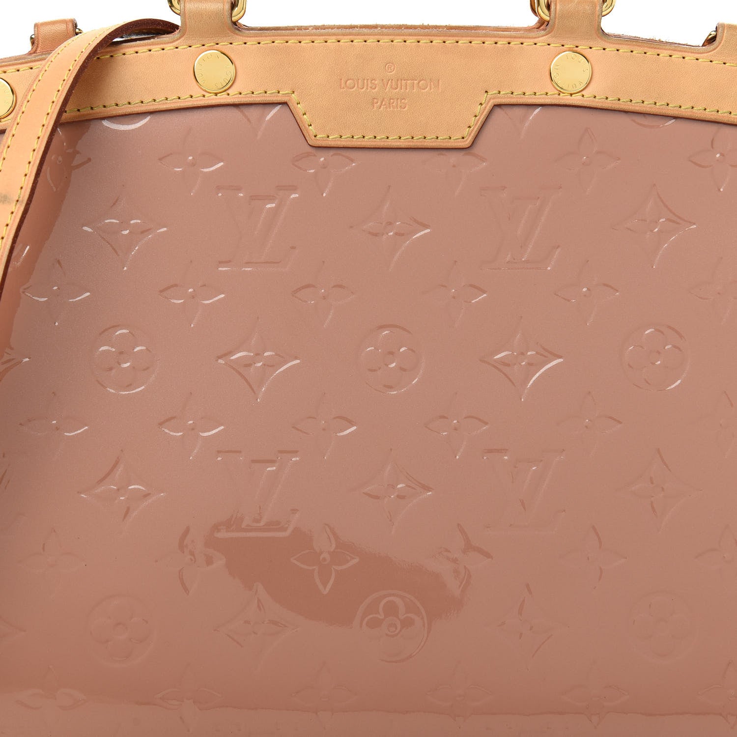 Louis Vuitton Vernis Brea MM Rose Velours 9 of 9
