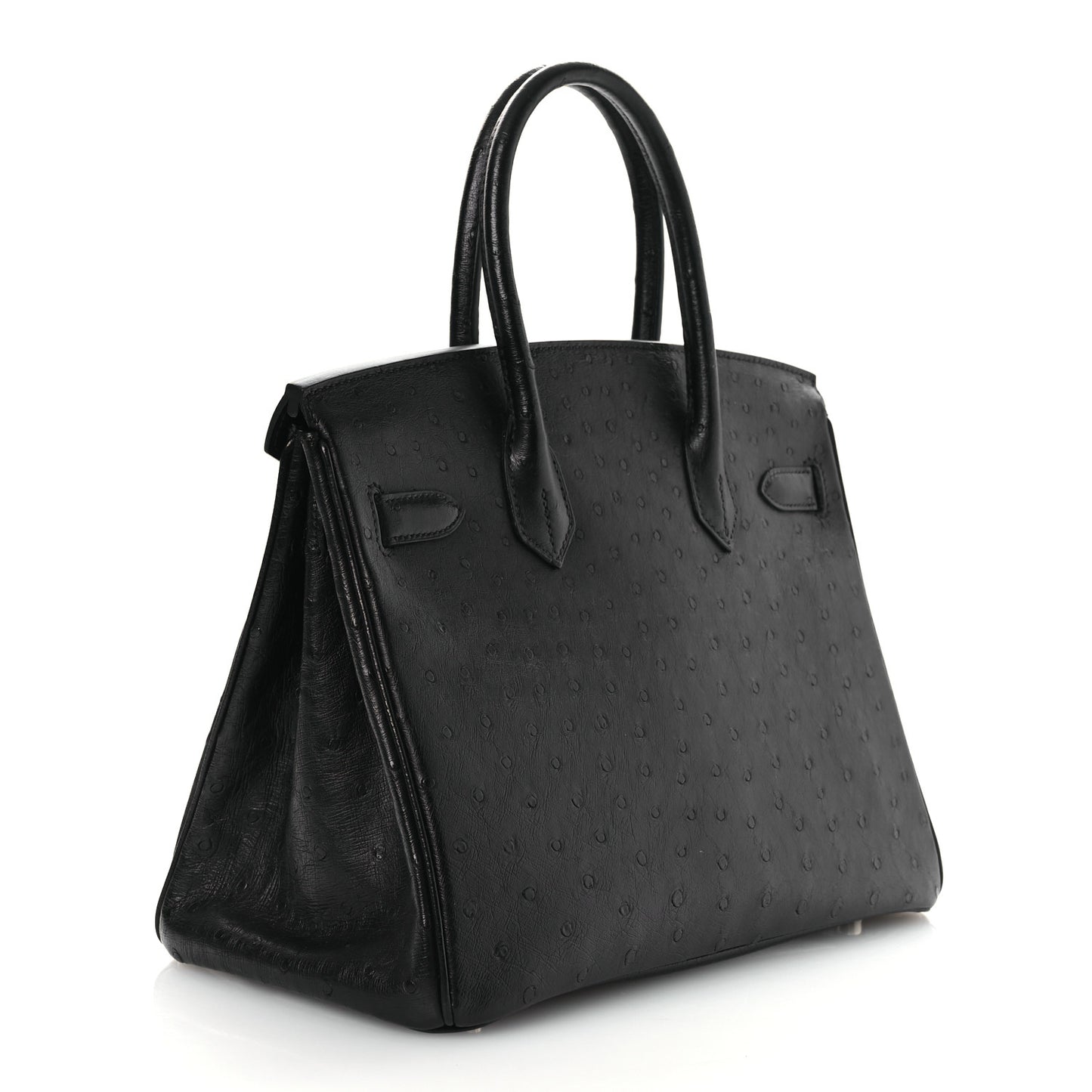 Ostrich Birkin 30 Black
