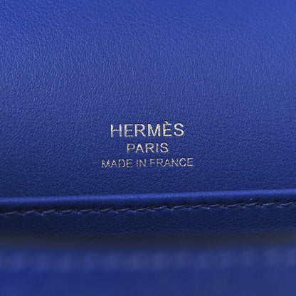 Hermes Chevre Mysore Geta Bleu Electrique 6 of 11