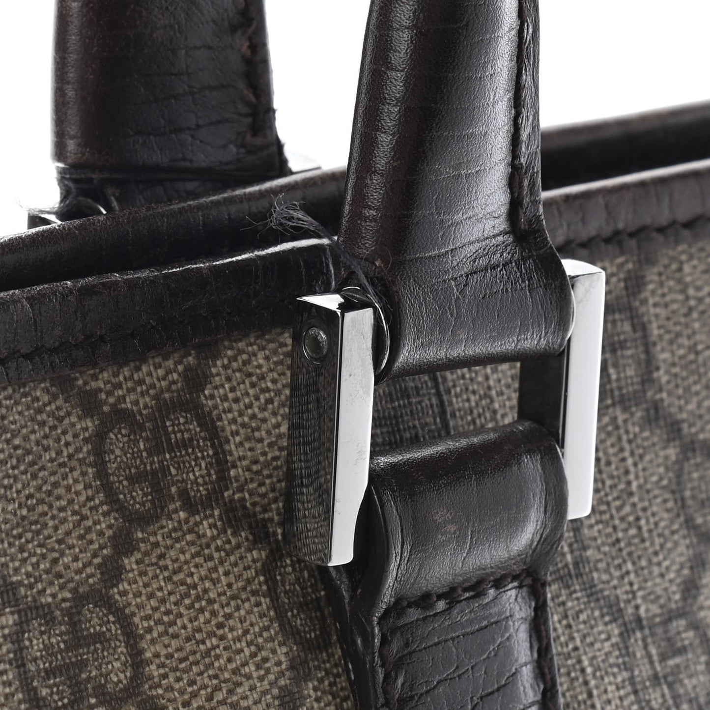 GG Plus Monogram Medium Joy Tote Brown