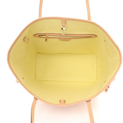 Louis Vuitton Damier Giant Neverfull MM Peach 6 of 10