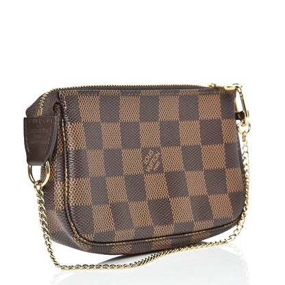 Louis Vuitton Damier Ebene Mini Pochette Accessories 2 of 7
