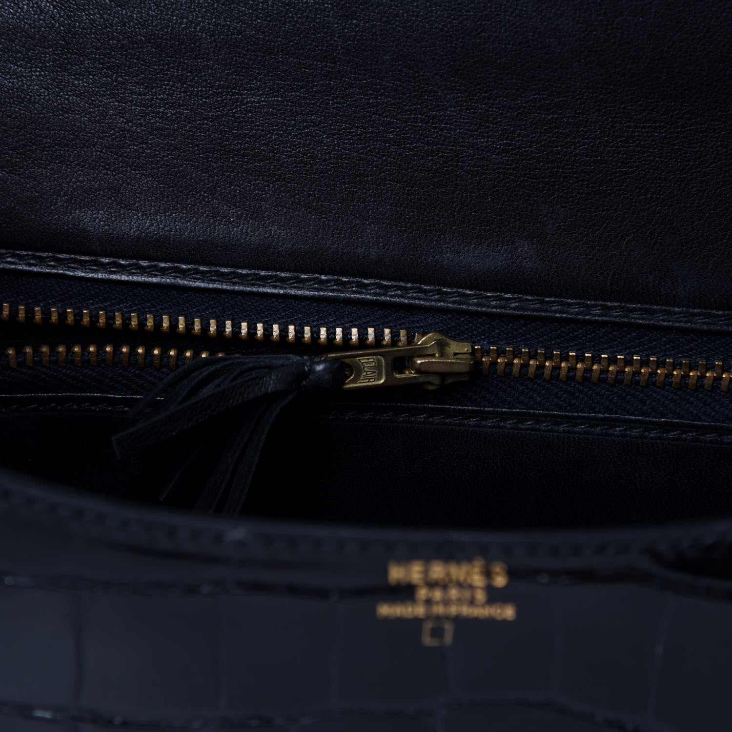 Hermes Shiny Alligator Constance 23 Black 20 of 25